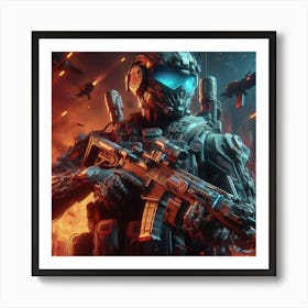 Call Of Duty Art Print