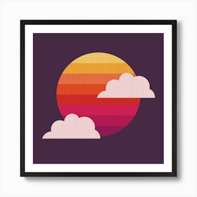 Setting Sun 1 Art Print