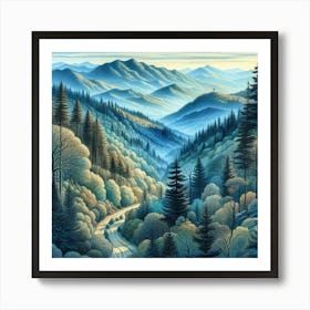 Great Smoky Mountains Art Print