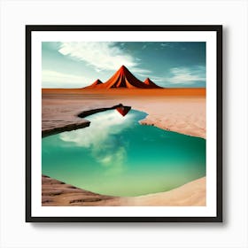 Desert Landscape - Desert Stock Videos & Royalty-Free Footage 1 Art Print