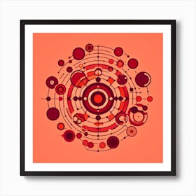 Abstract Circles Art Print