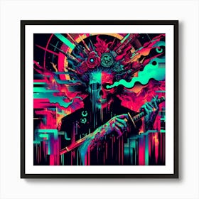 Skulduggery Art Print