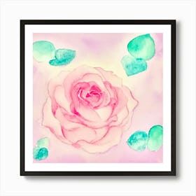 Rose love Art Print