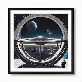 Space Station 44 Art Print