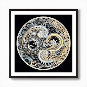 Yin Yang 34 Art Print