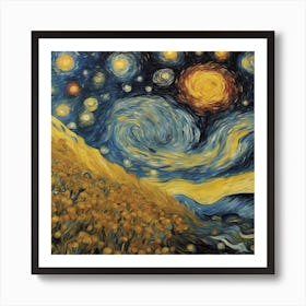 Starry Night 5 Art Print