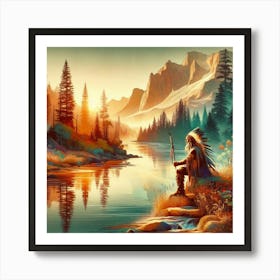 Native American Indian Art Print