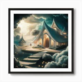 Fairytale House 2 Art Print