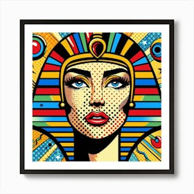 Pop Egyptian Samaa Sky Art Print