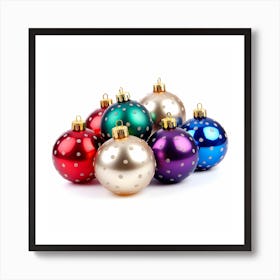 Christmas Ornaments 2 Art Print