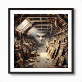 Haunted House Art Print