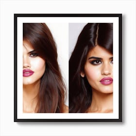 Leonardo Diffusion Selena Gomez Look Alike Hot Models With Fac 1 Art Print