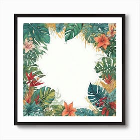 Tropical Frame 3 Poster