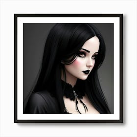 Gothic Allure Art Print