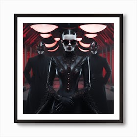 dark matrix Art Print