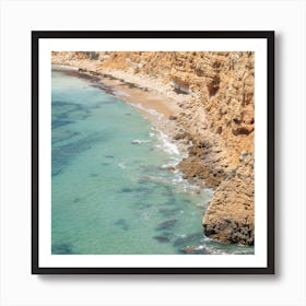 Rocky Beach Square Art Print