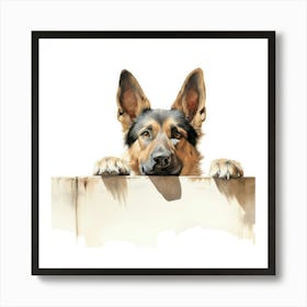 German Shepherd Dog 9 Art Print