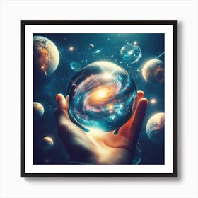 Universe In My Hand2 1 Art Print