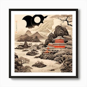 Asian Landscape Art Print