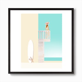 Salt&Surf   Oceanbeach Rd Art Print