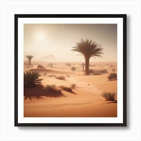 Desert - Desert Stock Videos & Royalty-Free Footage 5 Art Print