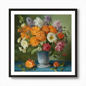 Flowers In A Vase 1 Art Print