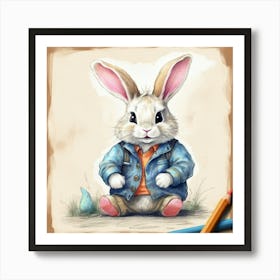 Easter Bunny 6 Art Print