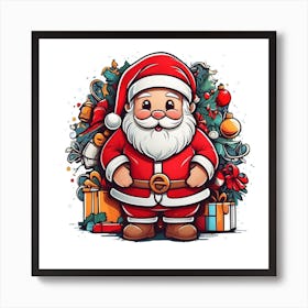 Santa Claus Art Print