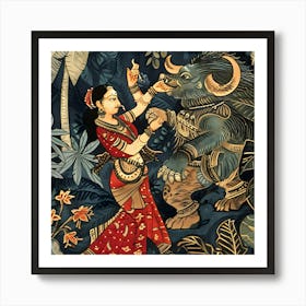 Indian Dance Art Print