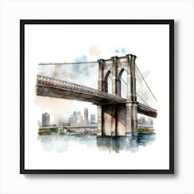 Brooklyn Bridge Art Print