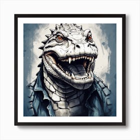 Alligator Art Print