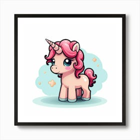 Cute Unicorn 110 Art Print