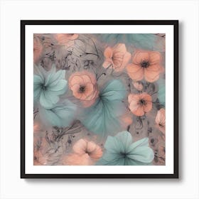 Tulle style Art Print