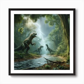 Jungle Monster 2 Art Print