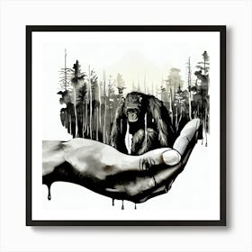 Chimpanzee Art Print