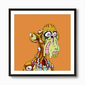 Zombie Monster Art Print