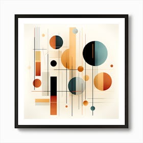 Subdued Vibrations A Colorful Journey Art Print