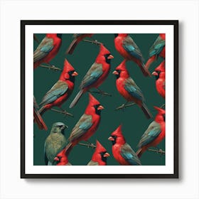 Cardinals 9 Art Print