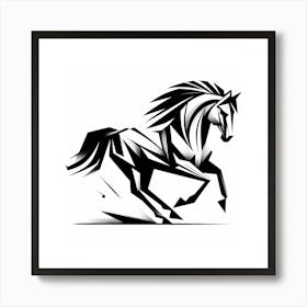 Horse Running Art Print