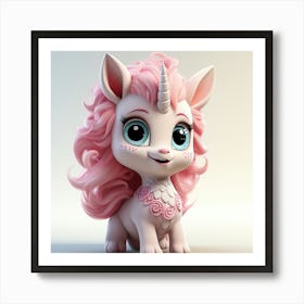 Cute Unicorn 868 Art Print