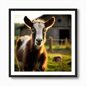 Field Domestic Agriculture Cute Nature Beautiful Rural Herd Farming Animal Farm Farm Anim (11) Art Print