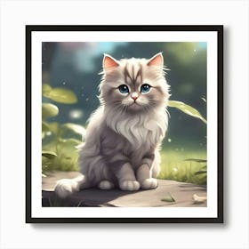 Cute Kitten 23 Art Print