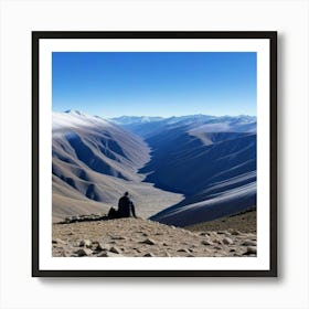 Tibetan Mountains Poster