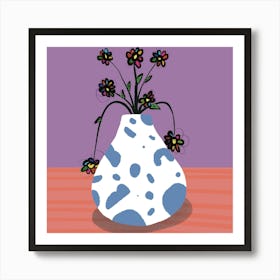 Vase With Flowers Art Print