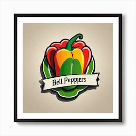 Bell Peppers Logo Art Print