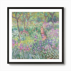 Claude Monet'S Garden 7 Art Print