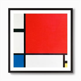 Composition With Red, Blue, And Yellow (1930), Piet Mondrian Art Print