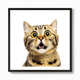 Scottish Shorthair Cat Art Print