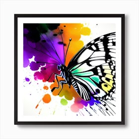 Butterfly - Butterfly Stock Videos & Royalty-Free Footage 1 Art Print