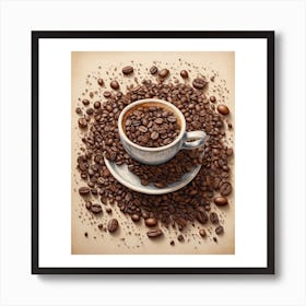 Coffee Beans 2 Art Print